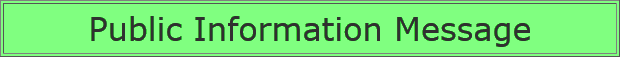 Public Information Message