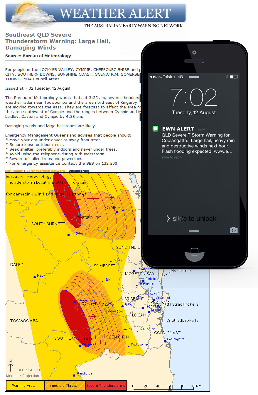 Commercial Location Based Warning System